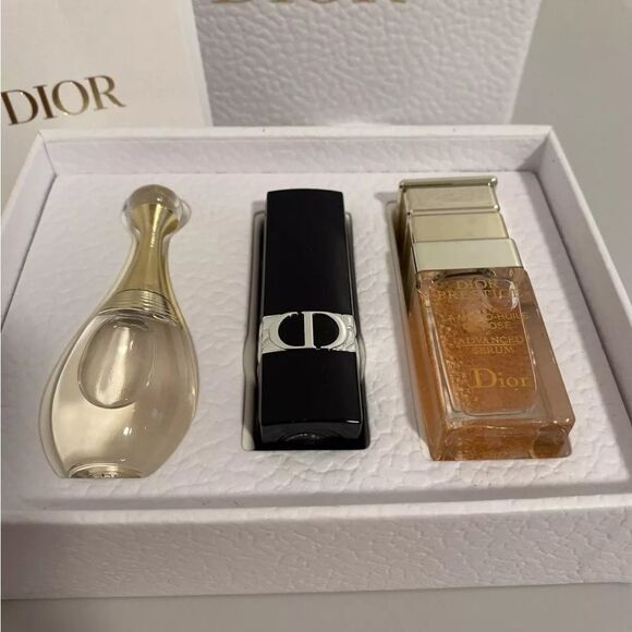 DIOR Discovery Set Prestige Serum jadore Rouge 999 Lipstick NEW GIFT BOX $470 - Picture 2 of 11